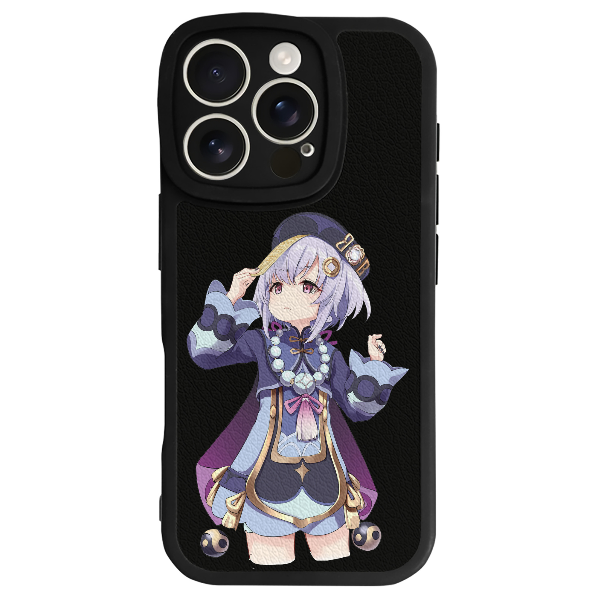 げんし神 七七 なな  genshin Nana 【iPhone 16シリーズ対応】シリコンスマホケース（レザー調） 材質：シリコン